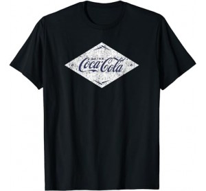 Coca Cola Drink White Diamond Logo T-Shirt